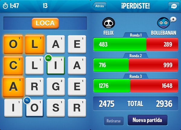 Ruzzle app